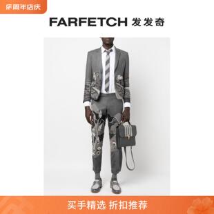 FARFETCH发发奇 刺绣西裤 Browne男士 Thom