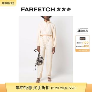 腰连体长裤 Pepe女士抽绳裤 FARFETCH发发奇 Patrizia