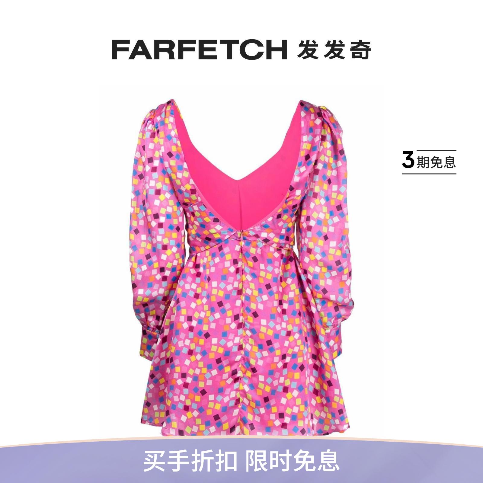 OLIVIA RUBIN女士马赛克印花迷你连衣裙FARFETCH发发奇