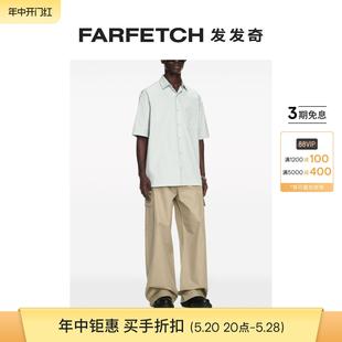 长裤 Off White男士 阔腿工装 FARFETCH发发奇