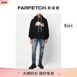 FARFETCH发发奇 图案印花抽绳连帽衫 Angels男士 Palm