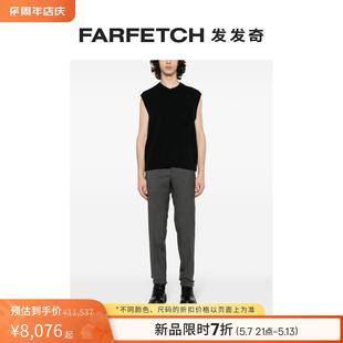 FARFETCH发发奇 Kiton男士 标贴羊毛长裤