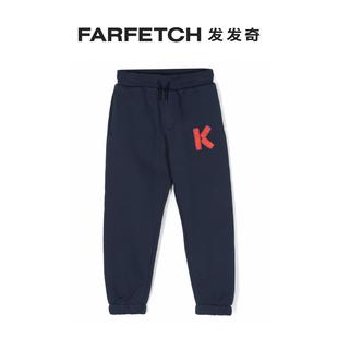 标贴运动裤 KENZO童装 FARFETCH发发奇