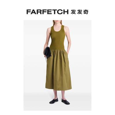 Proenza Schouler White Label女士scoop neck cotton dress