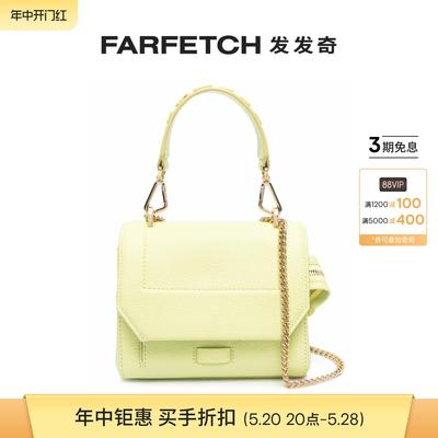 LANCEL女士Ninon 皮质小号斜挎包FARFETCH发发奇