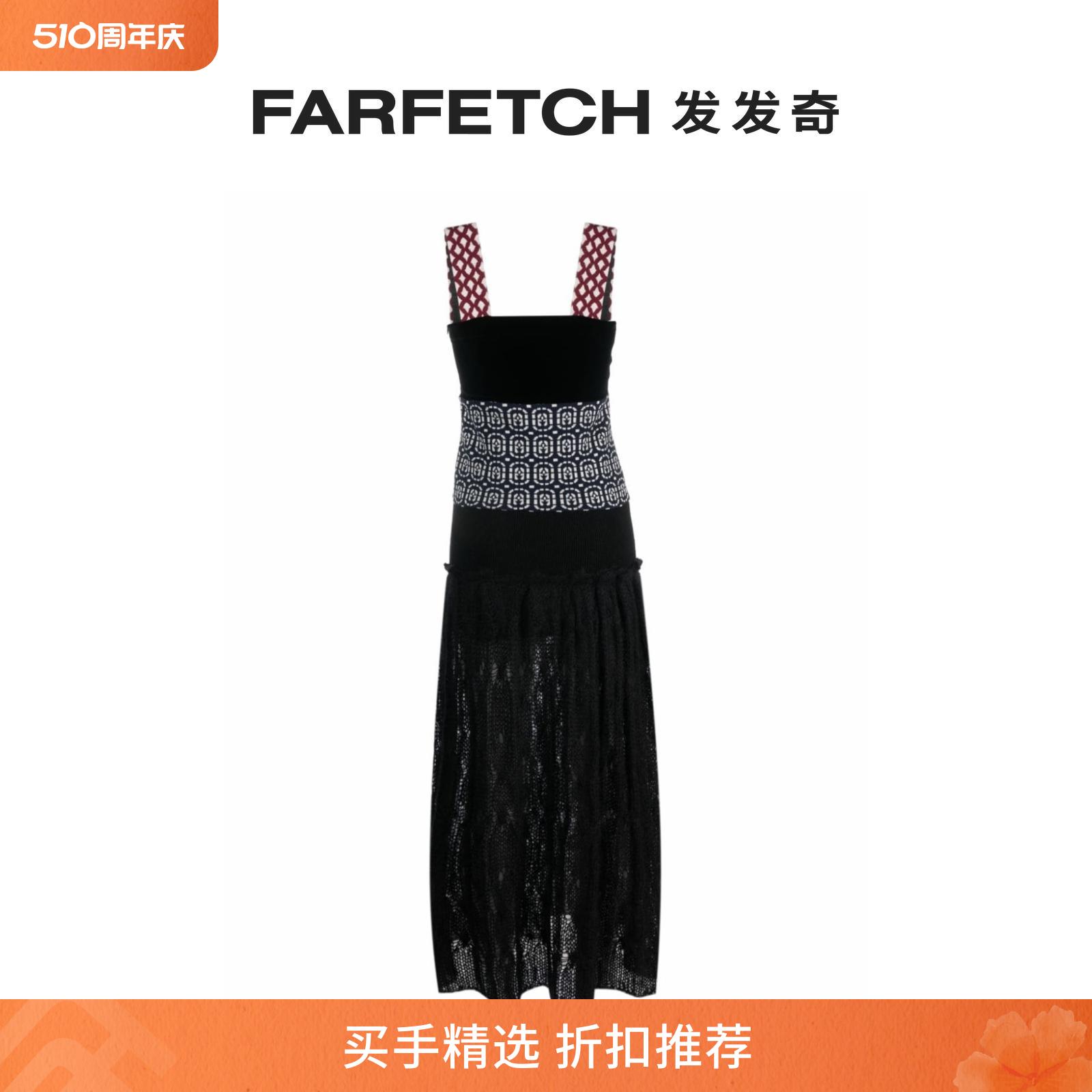 Ports 1961女士蕾丝拼接超长连衣裙FARFETCH发发奇