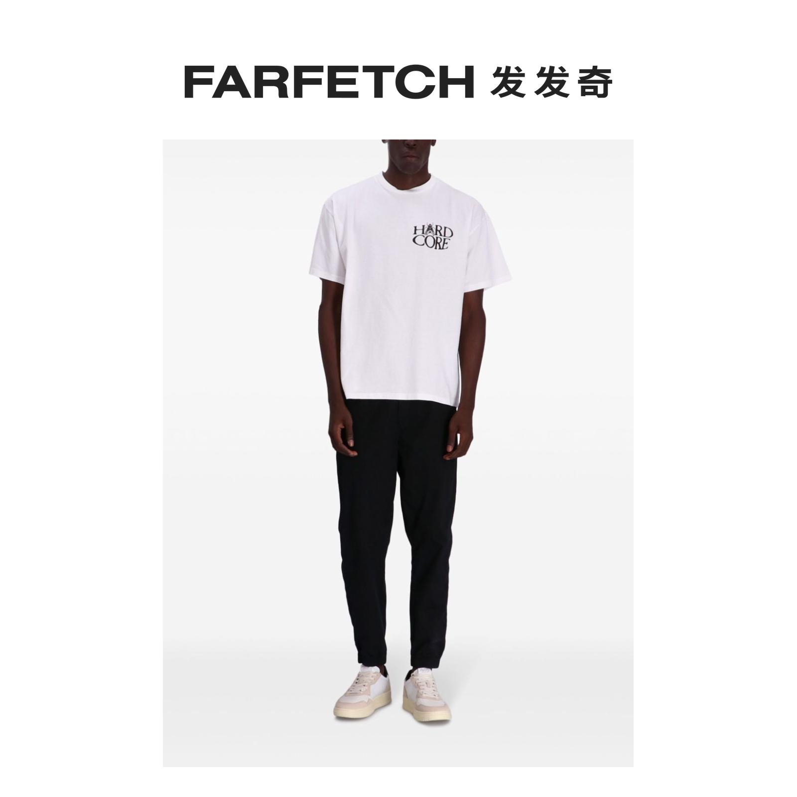 Aries男士Cave They短袖T恤FARFETCH发发奇