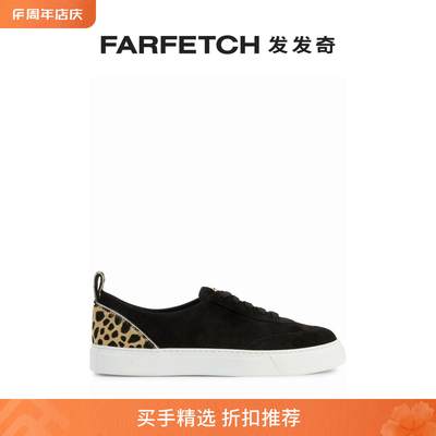 [Final Sale]Giuseppe Zanotti女士Zenas 绒面皮低帮运动鞋FARFET