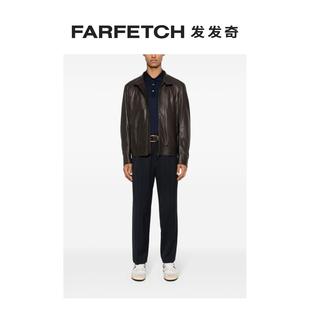 拉链皮夹克FARFETCH发发奇 Boss男士 Hugo BOSS