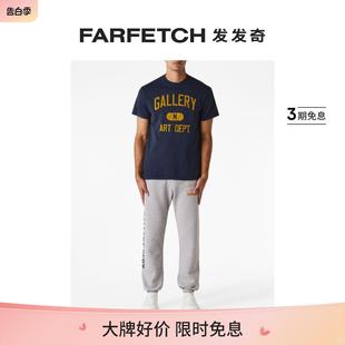 logo印花棉T恤FARFETCH发发奇 Gallery Dept.男士