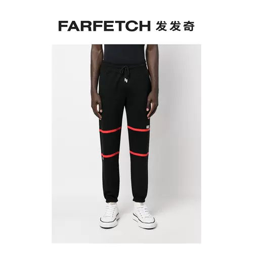 [Финальная распродажа]Мужские хлопковые спортивные штаны в полоску Gcds FARFETCH