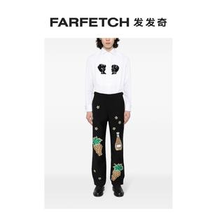 Bode男士 刺绣西裤 FARFETCH发发奇 Arbane