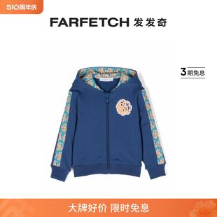 Roberto 标贴拉链夹克FARFETCH发发奇 Junior童装 Cavalli