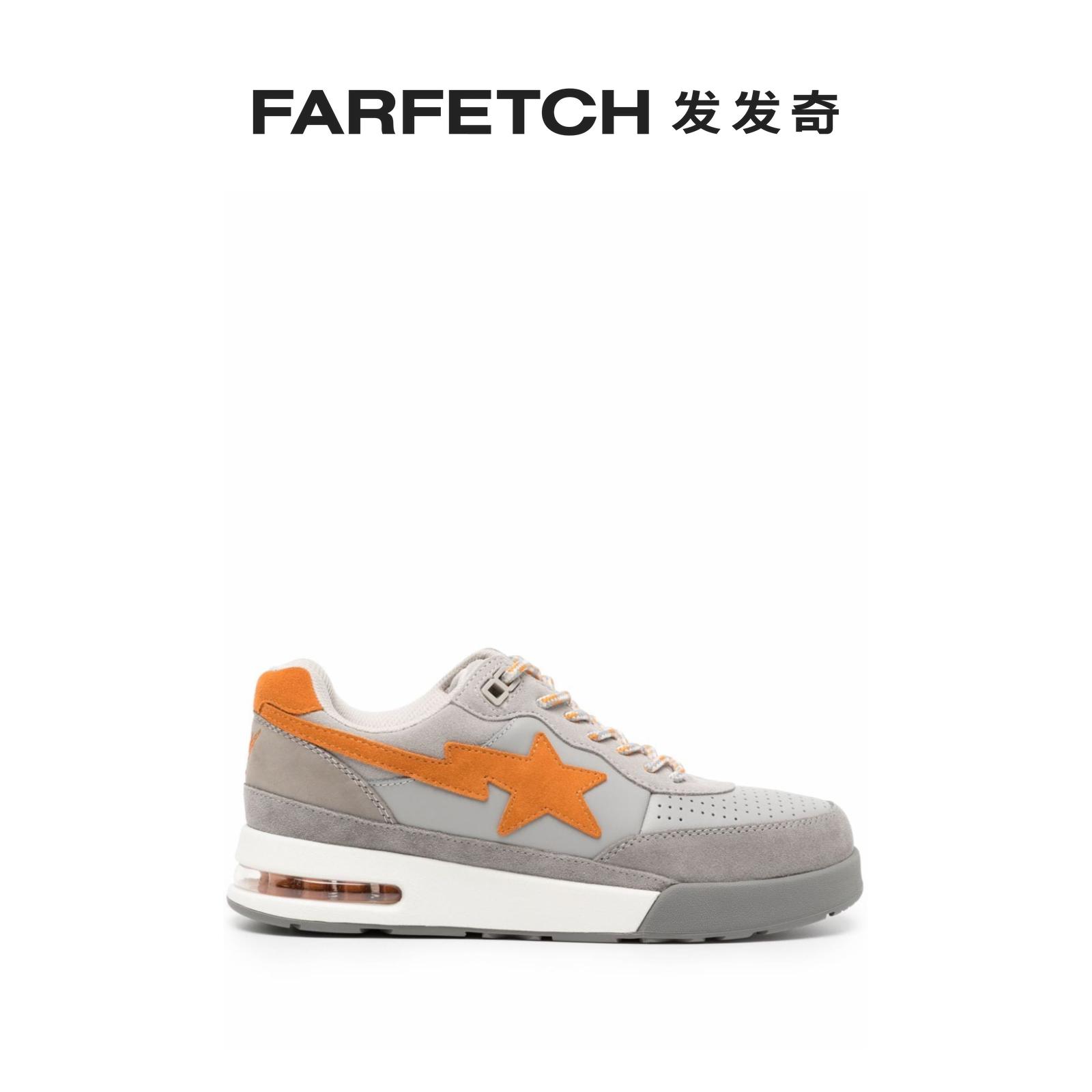 BAPE男士Road STA#1皮质运动鞋FARFETCH发发奇