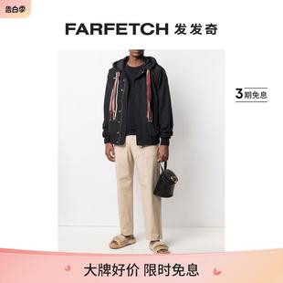 Final Sale Ambush男士 尼龙多股绳结连帽夹克FARFETCH发发奇