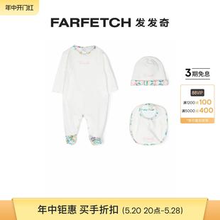 Cavalli 经典 Junior童装 Roberto 边饰连体衣套装 FARFETCH发发奇