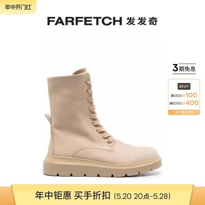 ECCO女士Nouvelle 绒面皮系带短靴 FARFETCH发发奇