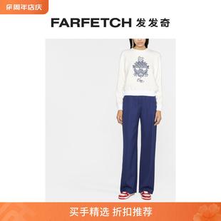 Casablanca女士logo印花细节卫衣FARFETCH发发奇