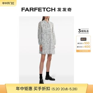 连衣裙FARFETCH发发奇 ab女士花卉印花分层式