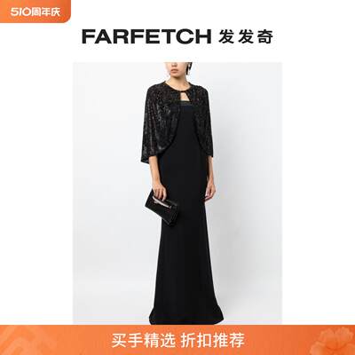 [Final Sale]Jenny Packham女士Mimis 亮片缀饰斗篷FARFETCH发发