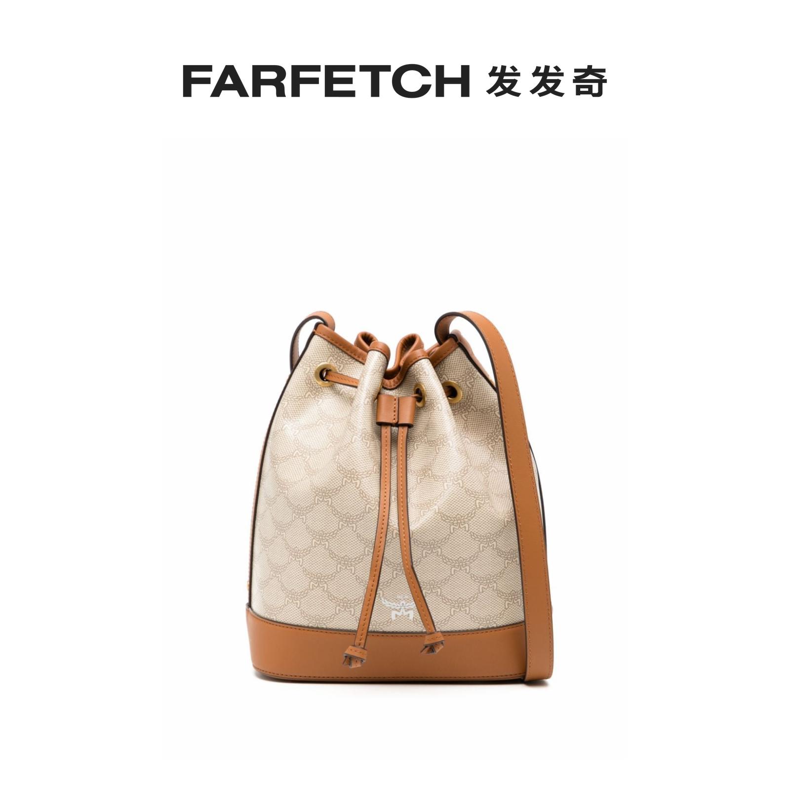 Mcm女士Ella Lauretos 经典logo中号斜挎包FARFET