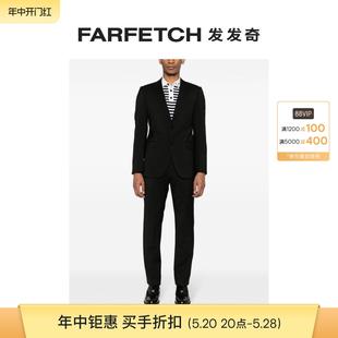 套装 Emporio Armani阿玛尼男士 单排扣初剪羊毛西装 FARFETCH发发奇