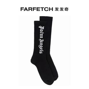 Palm logo嵌花针织袜FARFETCH发发奇 Angels男士