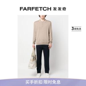 Lardini男士长袖针织polo衫FARFETCH发发奇