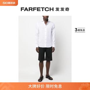 亚麻衬衫 MOORER男士 Sorrento FARFETCH发发奇