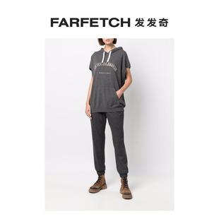 FARFETCH发发奇 Brunello Cucinelli女士标语印花连帽衫