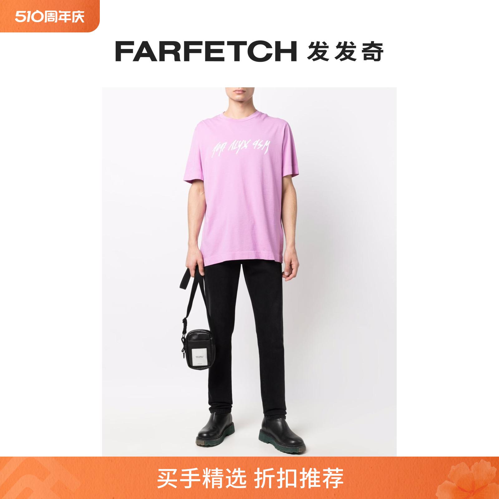 1017 Alyx 9Sm男士logo印花T恤FARFETCH发发奇