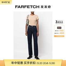 Rag&Bone女士高腰直筒牛仔裤FARFETCH发发奇