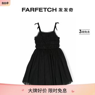 薄纱连衣裙FARFETCH发发奇 波点无袖 Lauren童装 Ralph