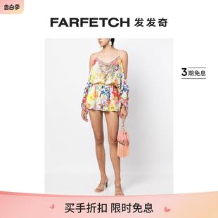 Camilla女士垮肩连体短裤 FARFETCH发发奇