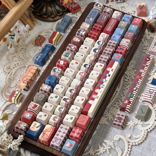 wy外设第五人格键帽FC高度五面热升华PBT材质适配机械键盘个性