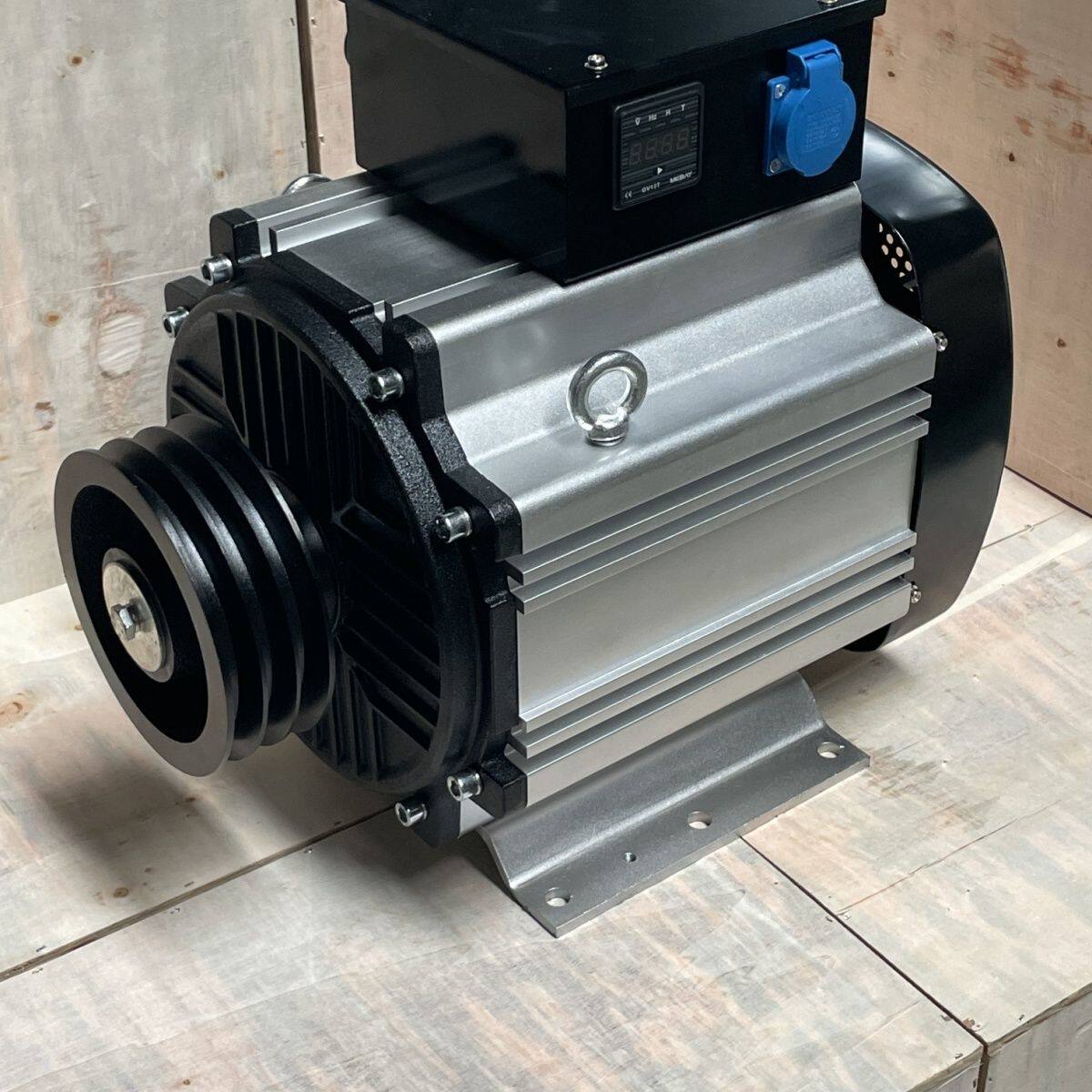 永磁发电机380V静音纯铜变频无刷两用家用220V便携式3-50kw大功率