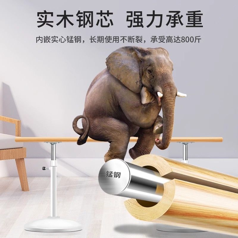 升降舞蹈房家用儿童成人专业舞蹈把杆收纳压腿练功踢腿移动芭蕾杆
