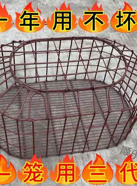 抓猪笼子装猪仔笼卖猪笼狗笼鸡笼鸭笼运输中转笼子畜牧耐用铁猪笼