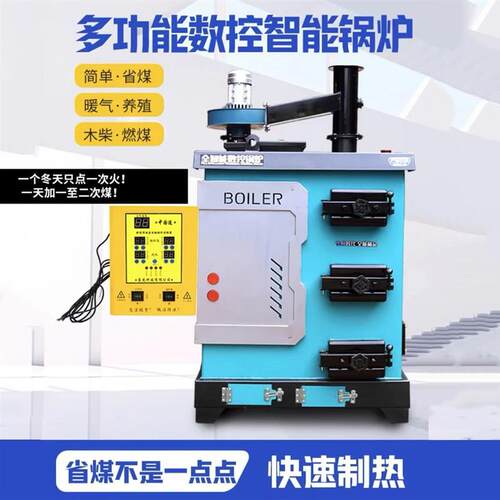 数控锅炉燃煤家用采暖炉养殖全自动返烧节能取暖炉地暖地热水暖炉