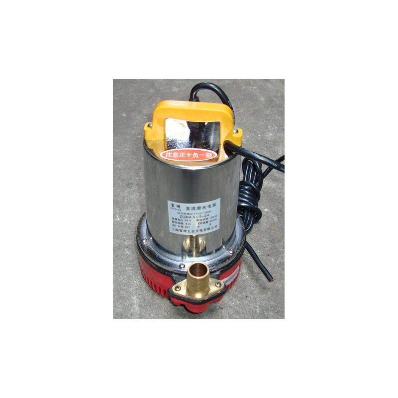 新款上海120W直流潜水泵 12V/24V电瓶水泵 抽水机 户外水泵包邮