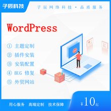 WordPress插件功能开发定制主题修改迁移网站安装调试加速WP汉化