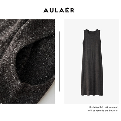 Links Max【钱老板专属】微量绵羊毛亚麻H版连衣裙ALE849714