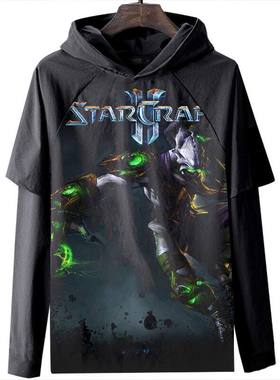 StarCraft 星际争霸 长袖T恤衣服3D数码印花休闲亚马逊