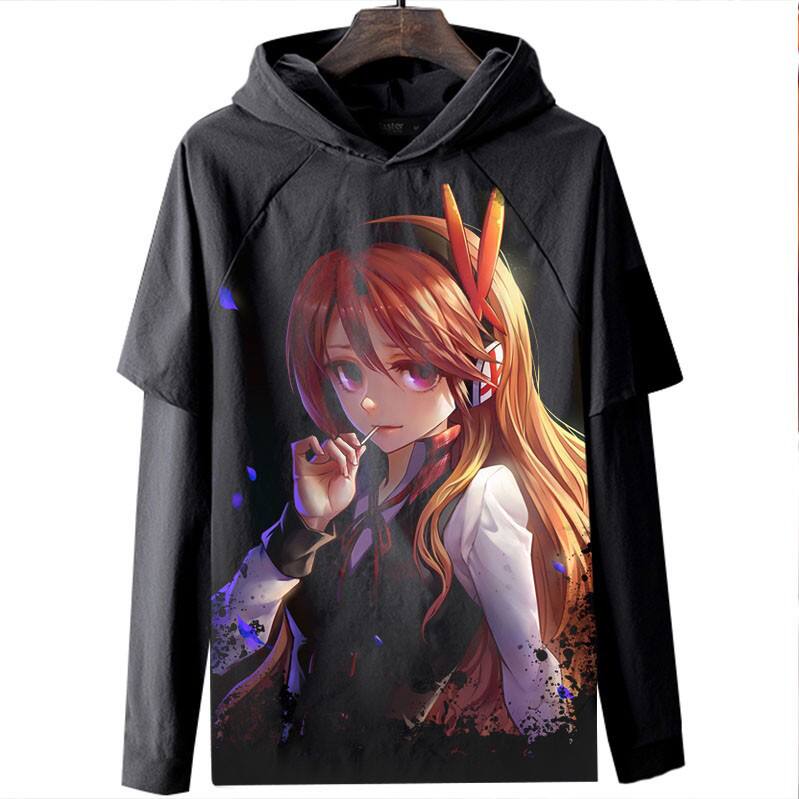 Akame ga KILL 斩赤红之瞳 长袖T恤衣服数码印花休闲亚马逊