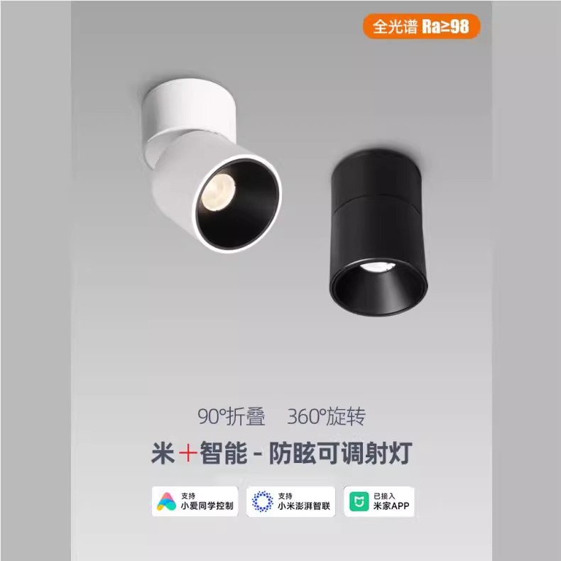 全光谱智能控制cob明装射灯