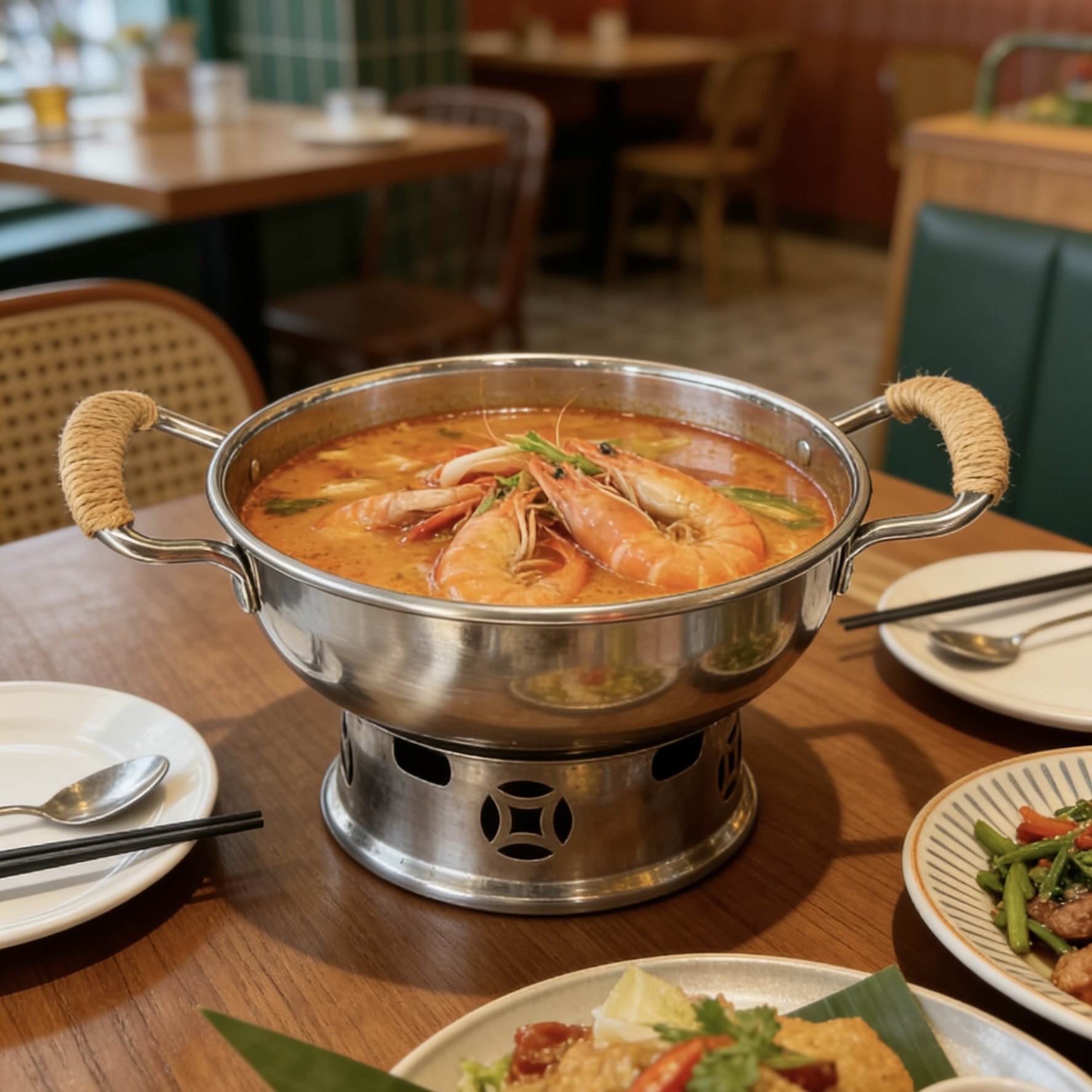 优质款！正品304不锈钢 2-4人小火锅汤锅 防烫韩日系可电磁炉明火