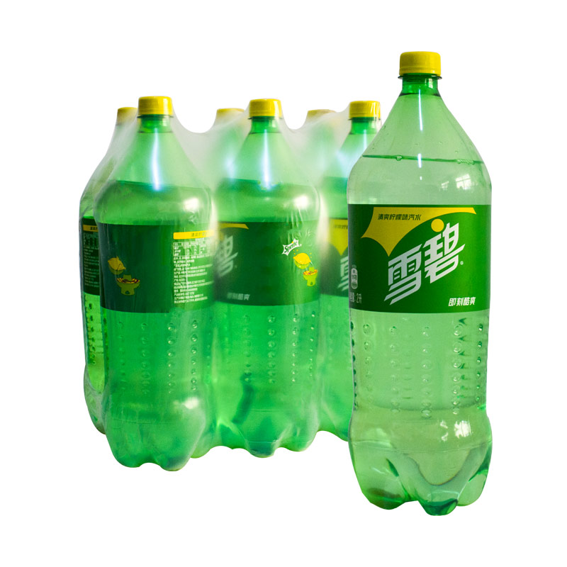 柠檬雪碧汽水饮料果汁饮品清爽2L大瓶碳酸饮料家庭装可口可乐清仓