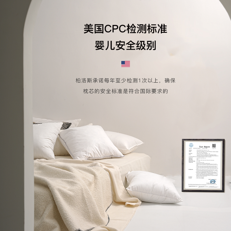 柏洛斯现代酒店家用鹅毛芯沙发抱枕芯羽绒芯内胆羽丝绒靠枕靠垫芯