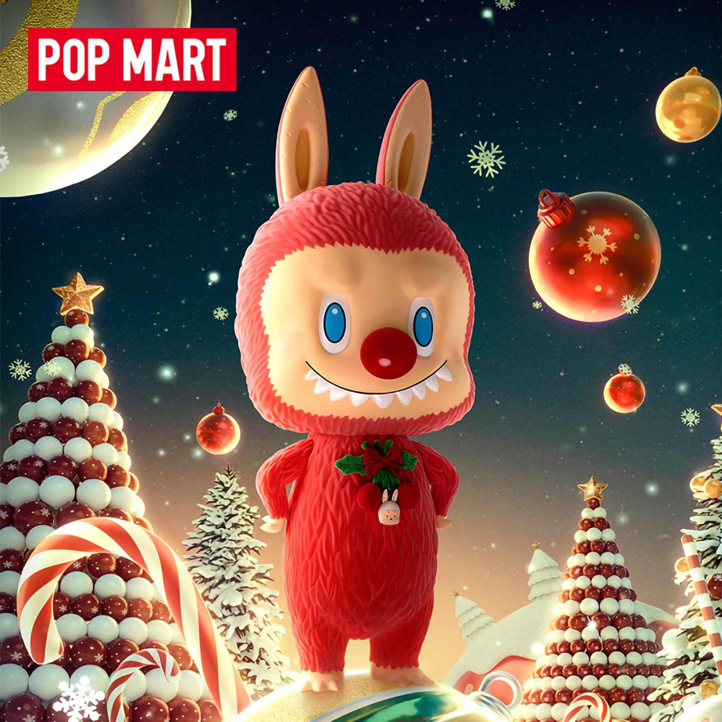 LABUBUTEC1000%圣诞大娃摆件