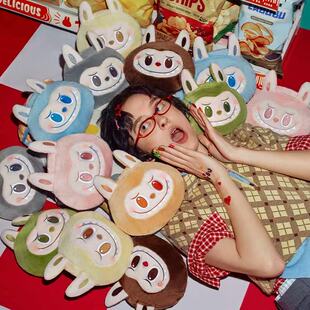 POPMART泡泡玛特怪味便利店快闪店限定LABUBU鱼籽福袋收纳包盲盒